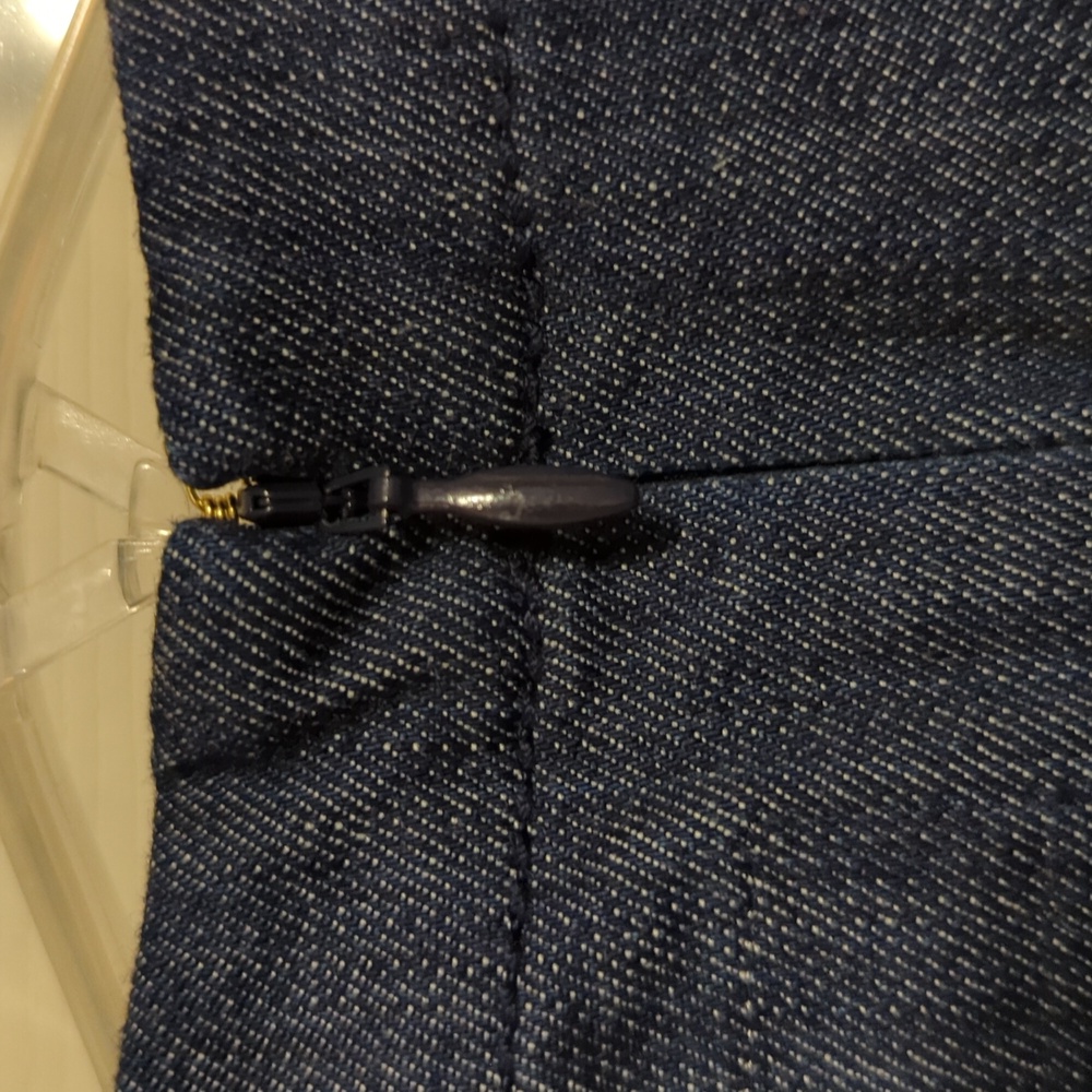 NWOT Kate Spade Broome Street Collection Denim Sleeveless Dress Size Small - Picture 10 of 12